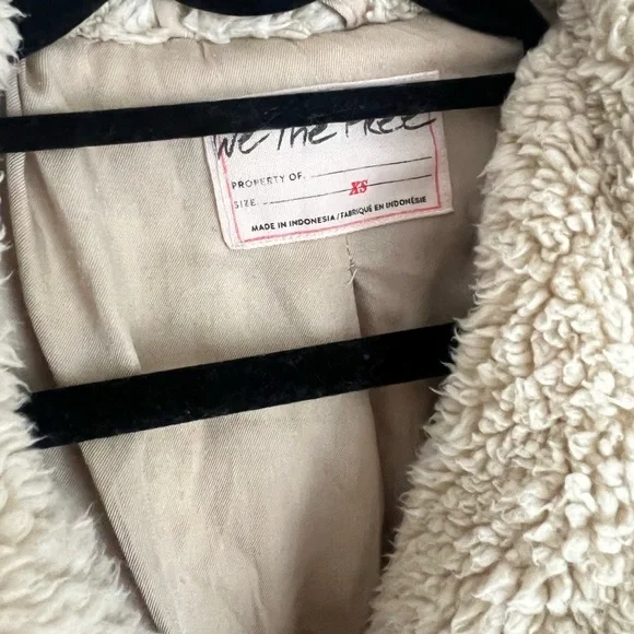 Free People So Cozy Moto Jacket XS - Picture 4 of 6